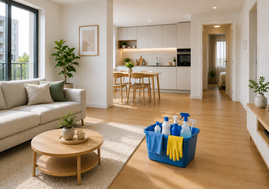 Appartementen-schoonmaak